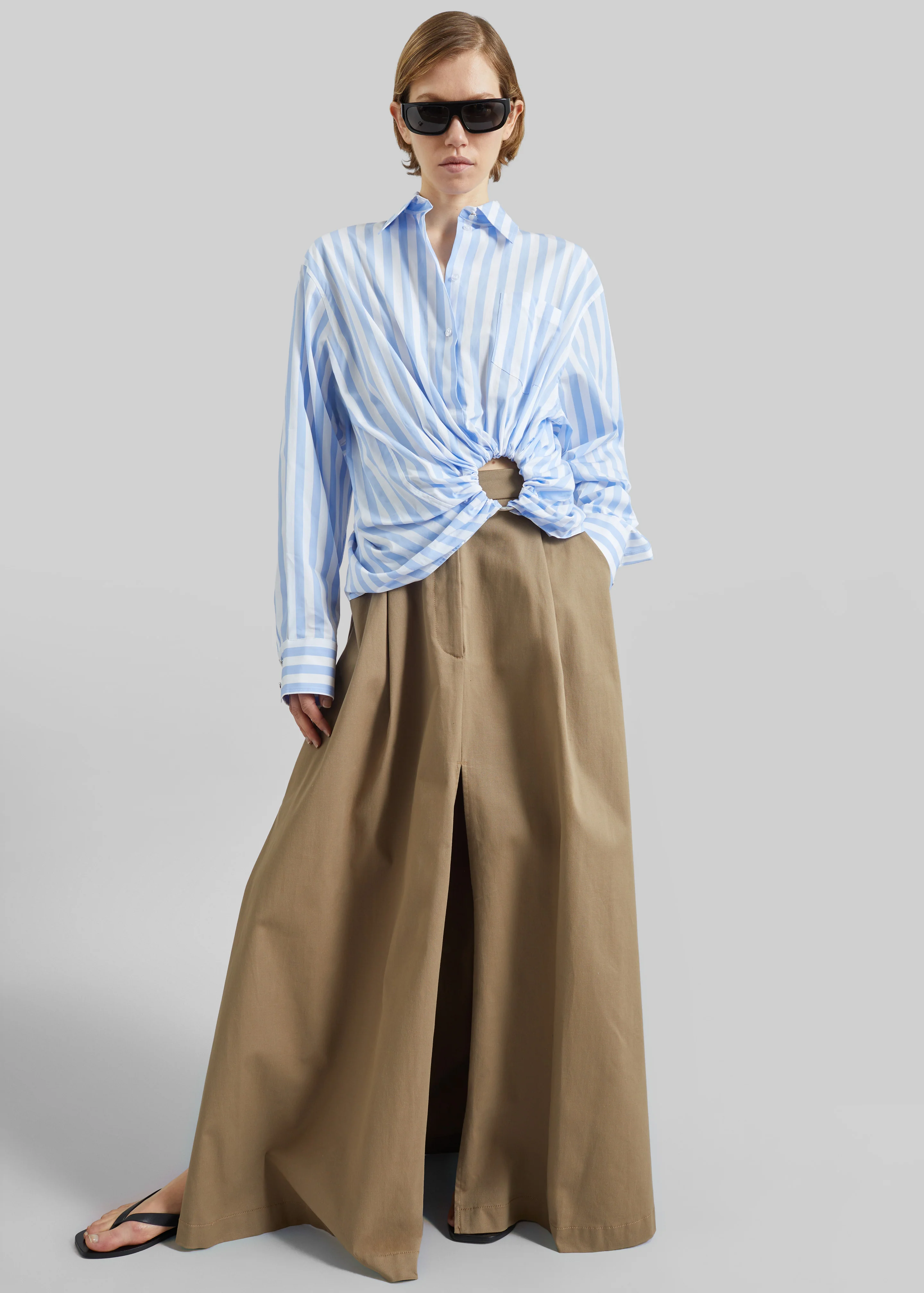 TheLatest Daisy Skirt - Cognac - Image 5