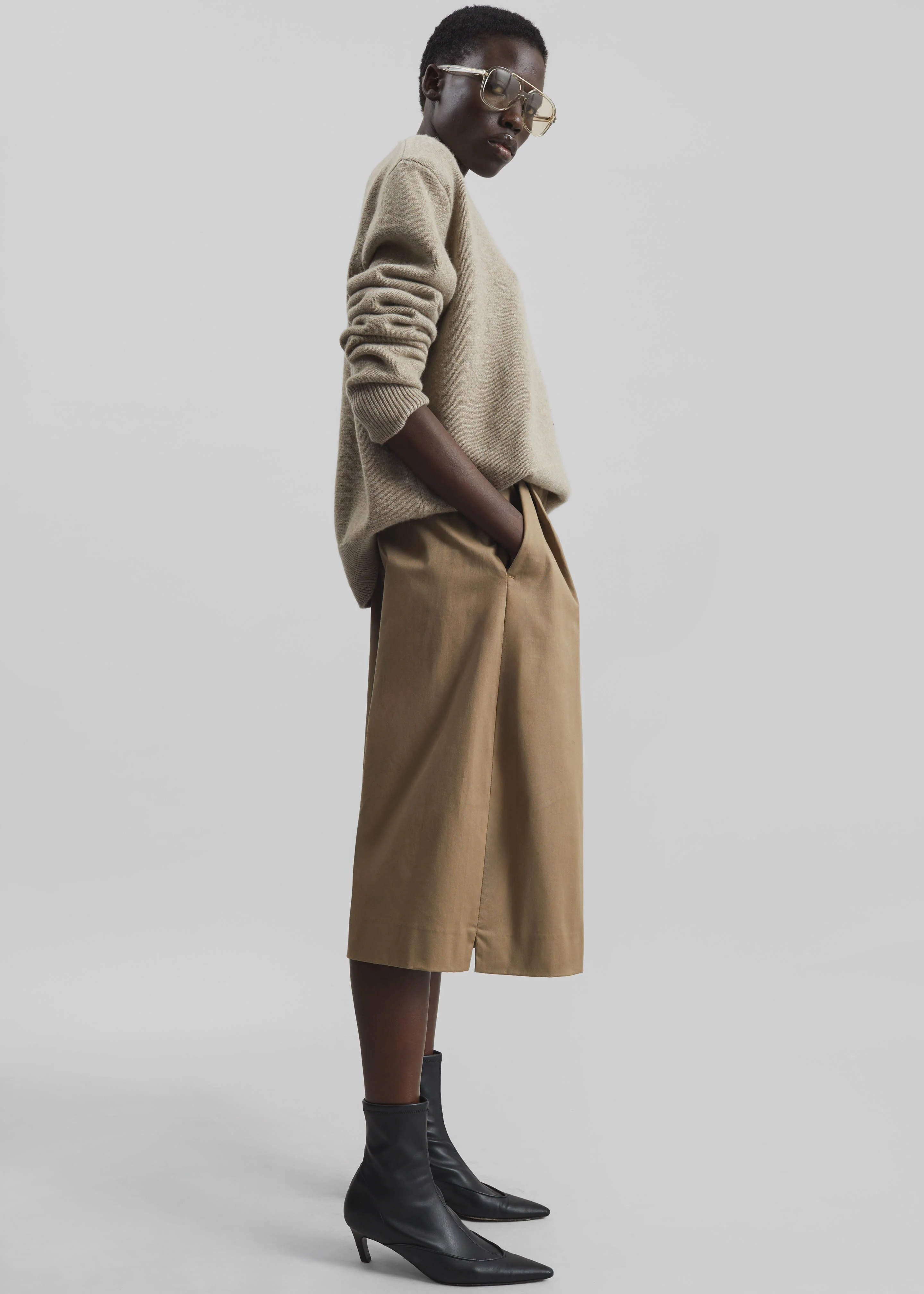 TheLatest Dakota Bermuda Shorts - Cognac - Image 3