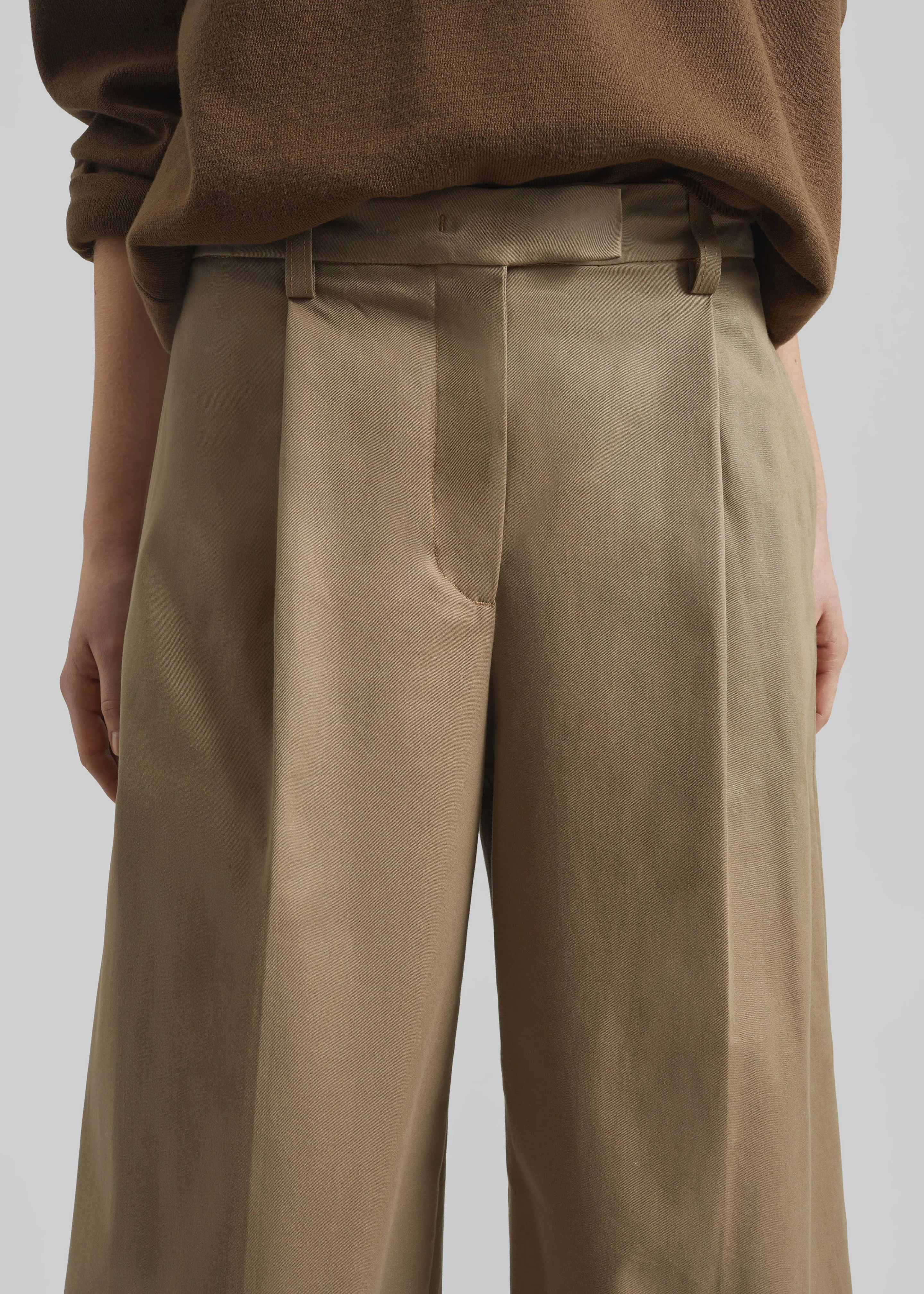 TheLatest Deva Gabardine Trousers - Cognac - Image 3