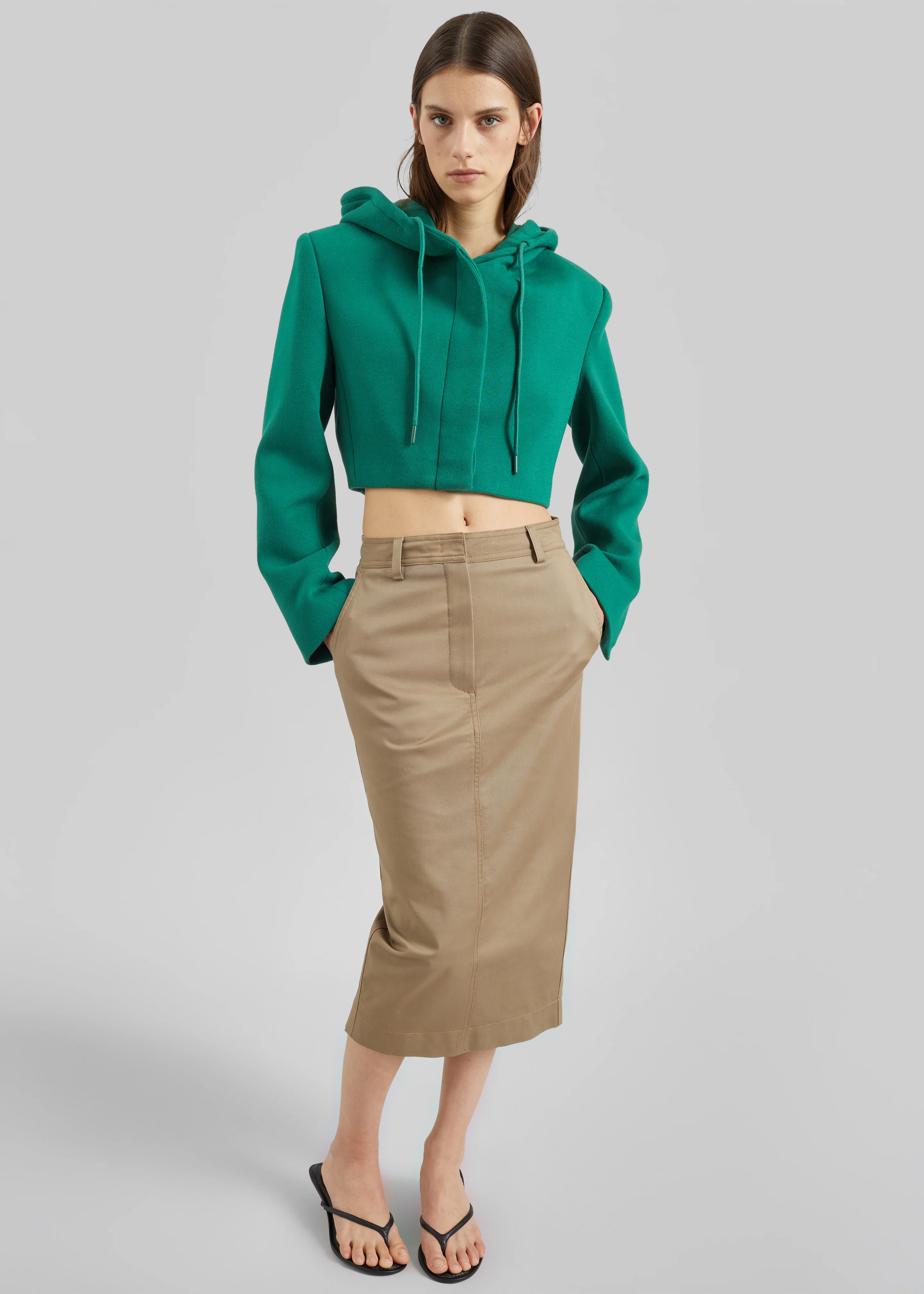 TheLatest Donna Skirt - Cognac - Image 3