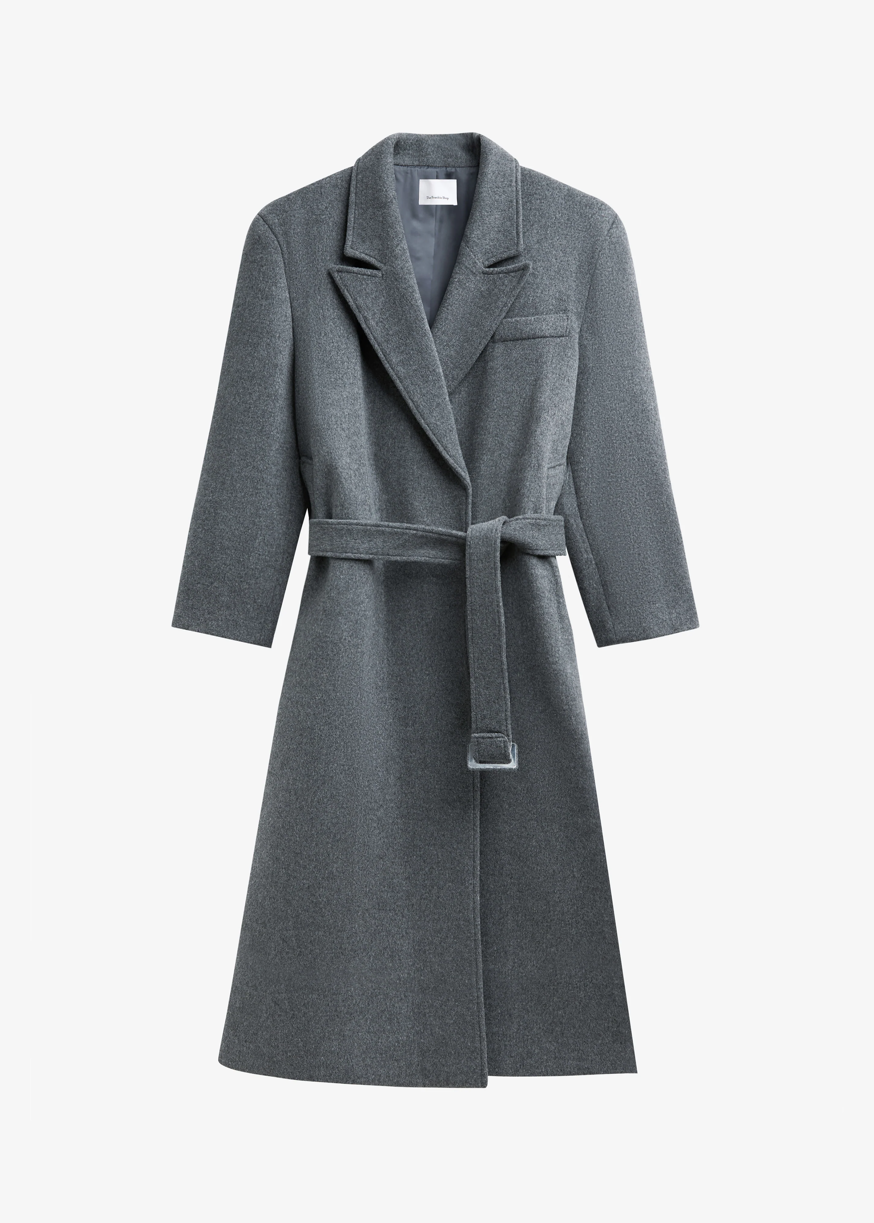 Ticino Wool Coat - Grey - Image 12