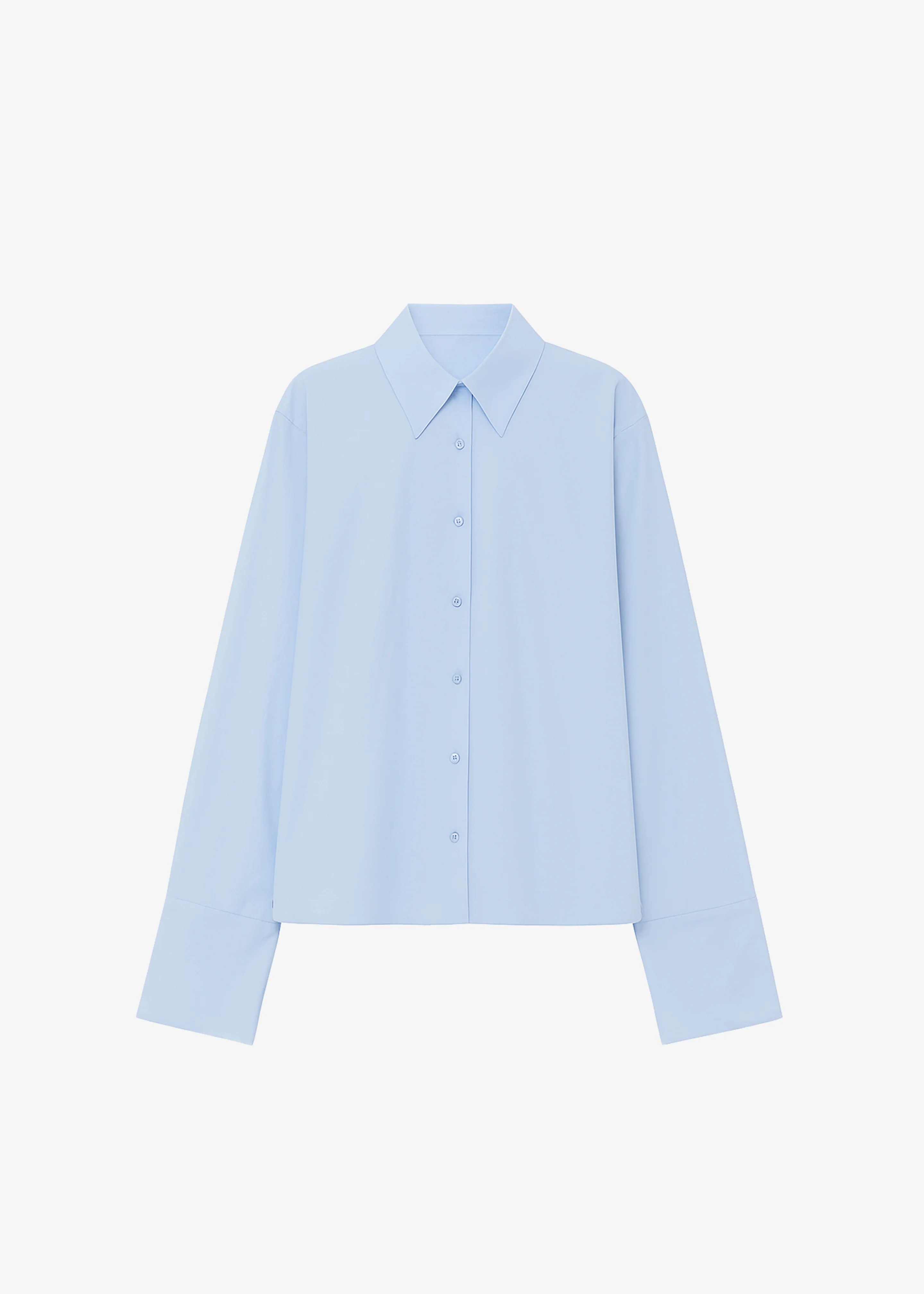 Tila Wide Sleeve Shirt - Light Blue - Image 9