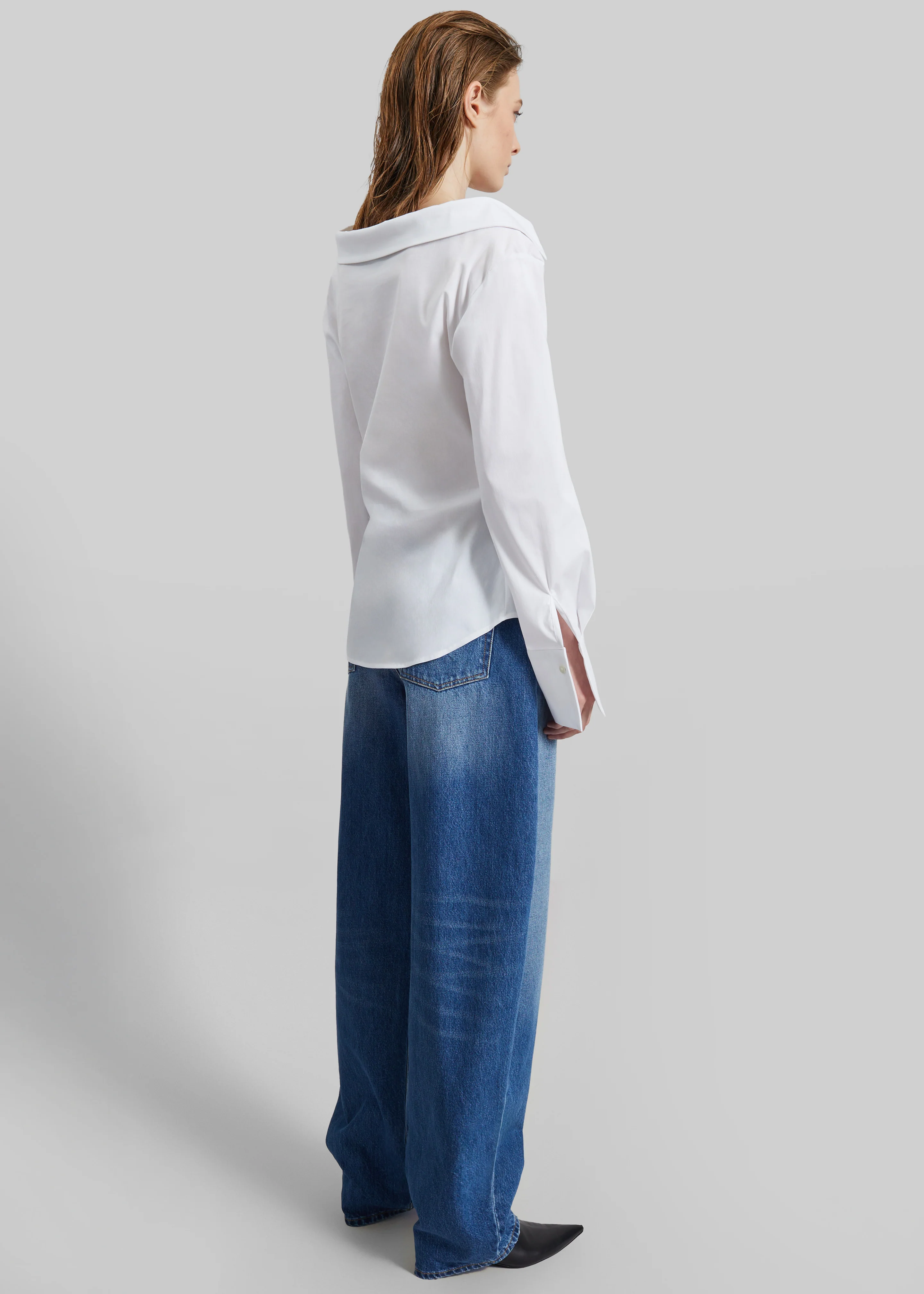 Tiona Fitted Shirt - White - Image 6