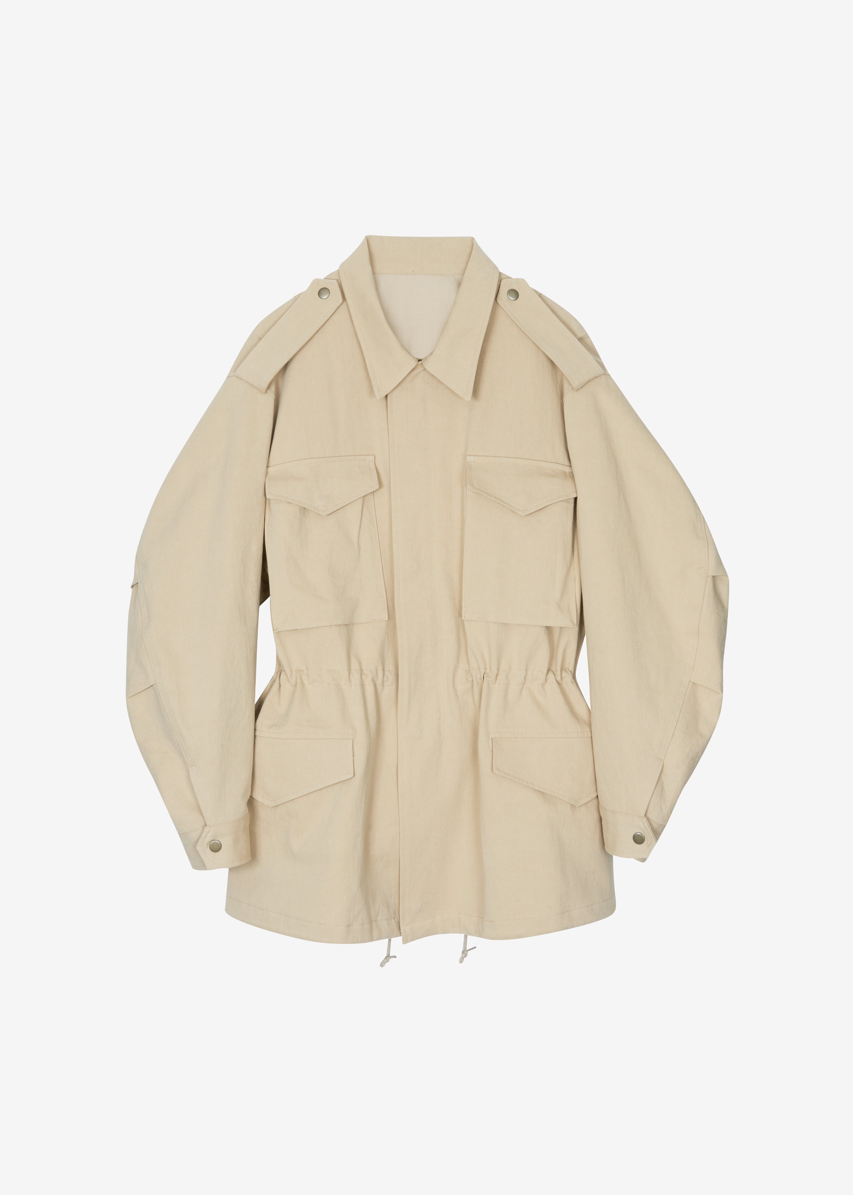 Toran Cargo Jacket - Beige - Image 8
