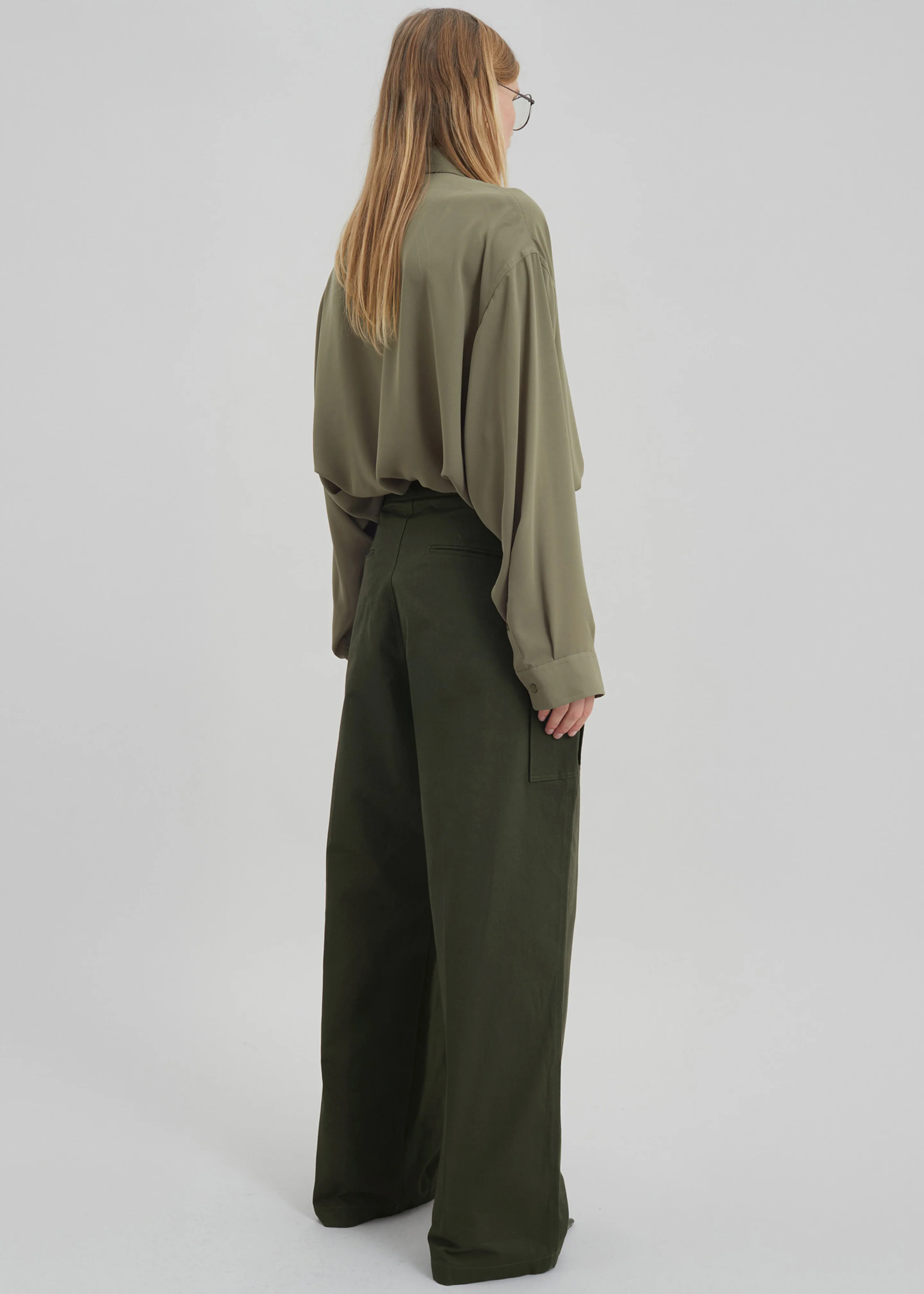 Tova Cargo Pants - Deep Green - Image 8