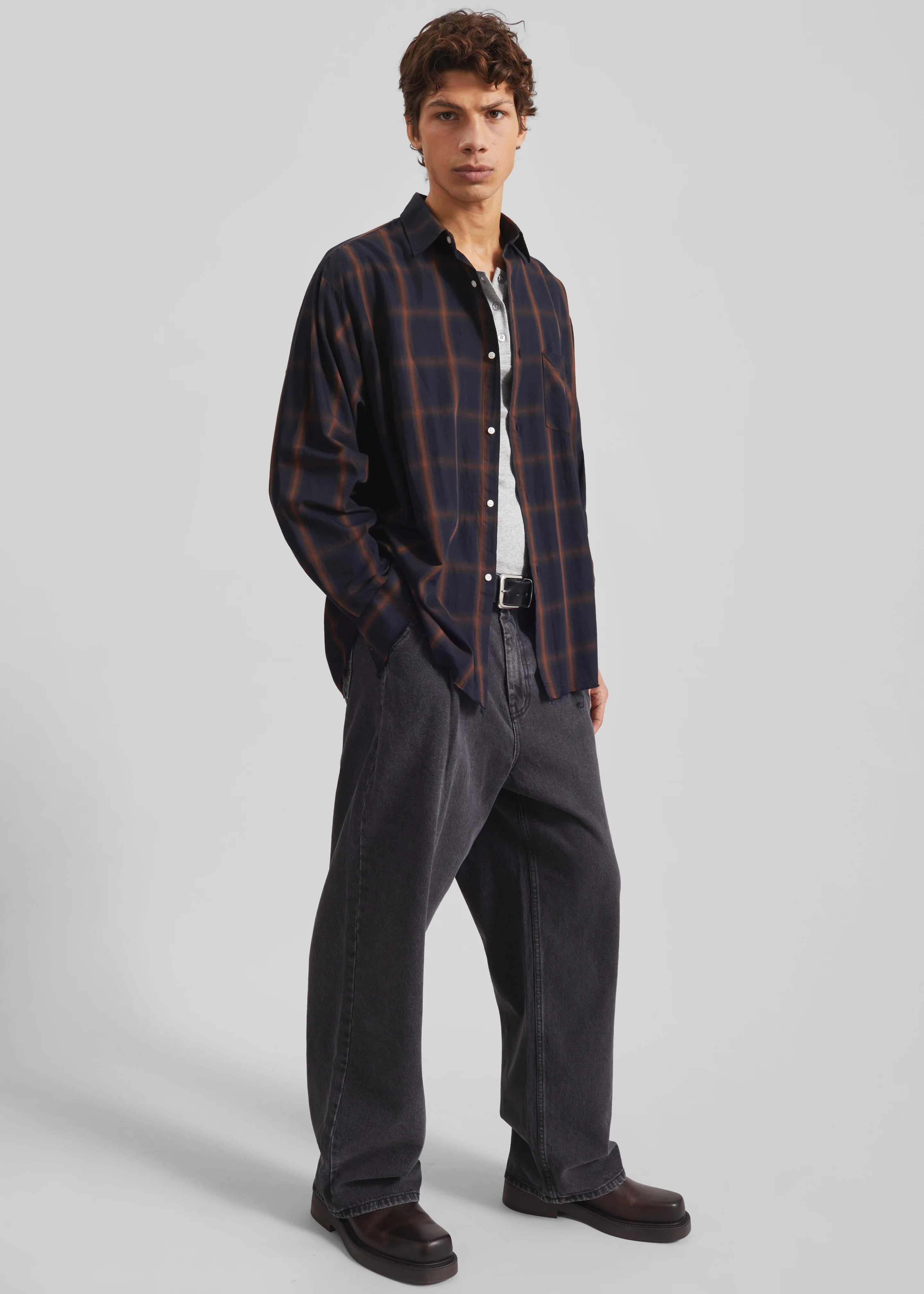 Trafal Wide Jeans - Black Wash - Image 5