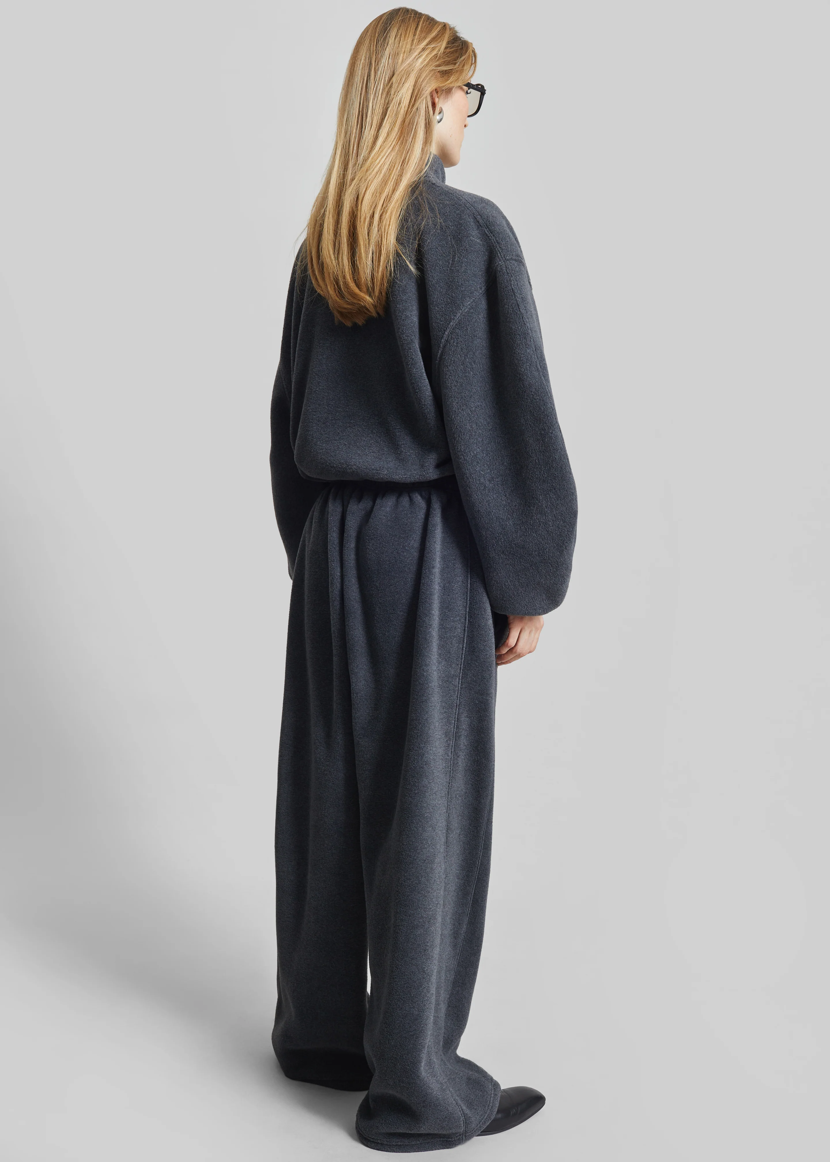 Treveray Fleece Sweatpants - Dark Grey - Image 7
