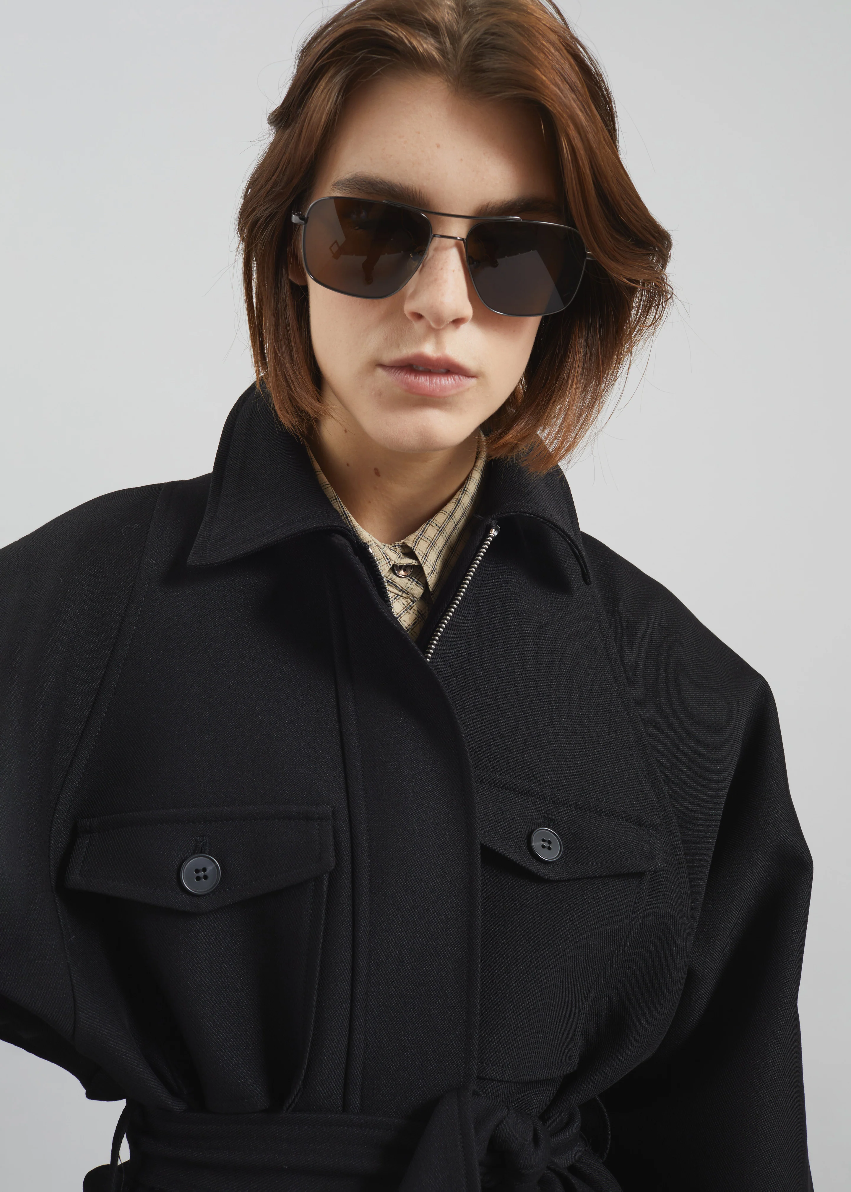 Trevose Padded Utility Jacket - Black - Image 7