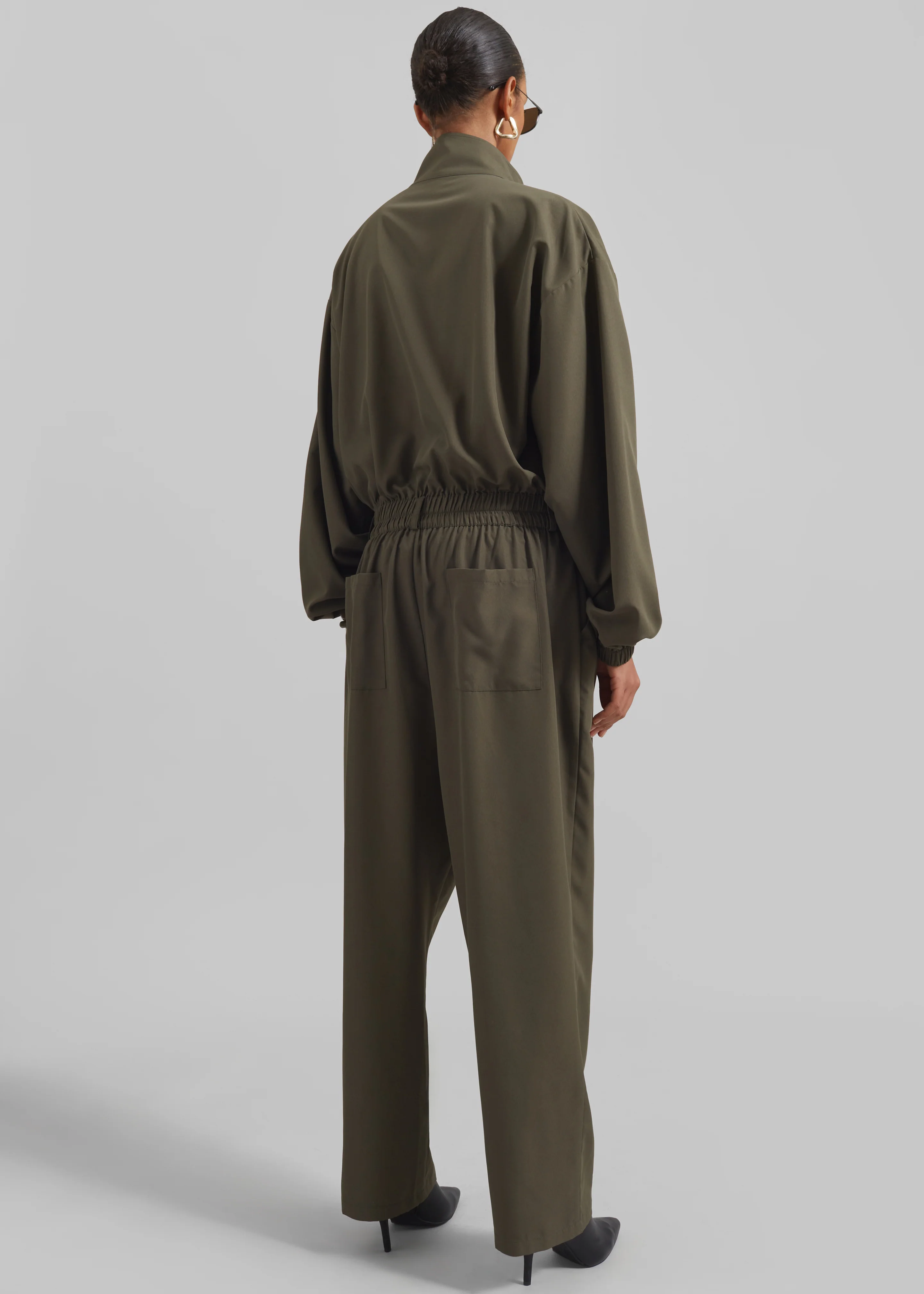 Tropez Jumpsuit - Khaki - Image 7