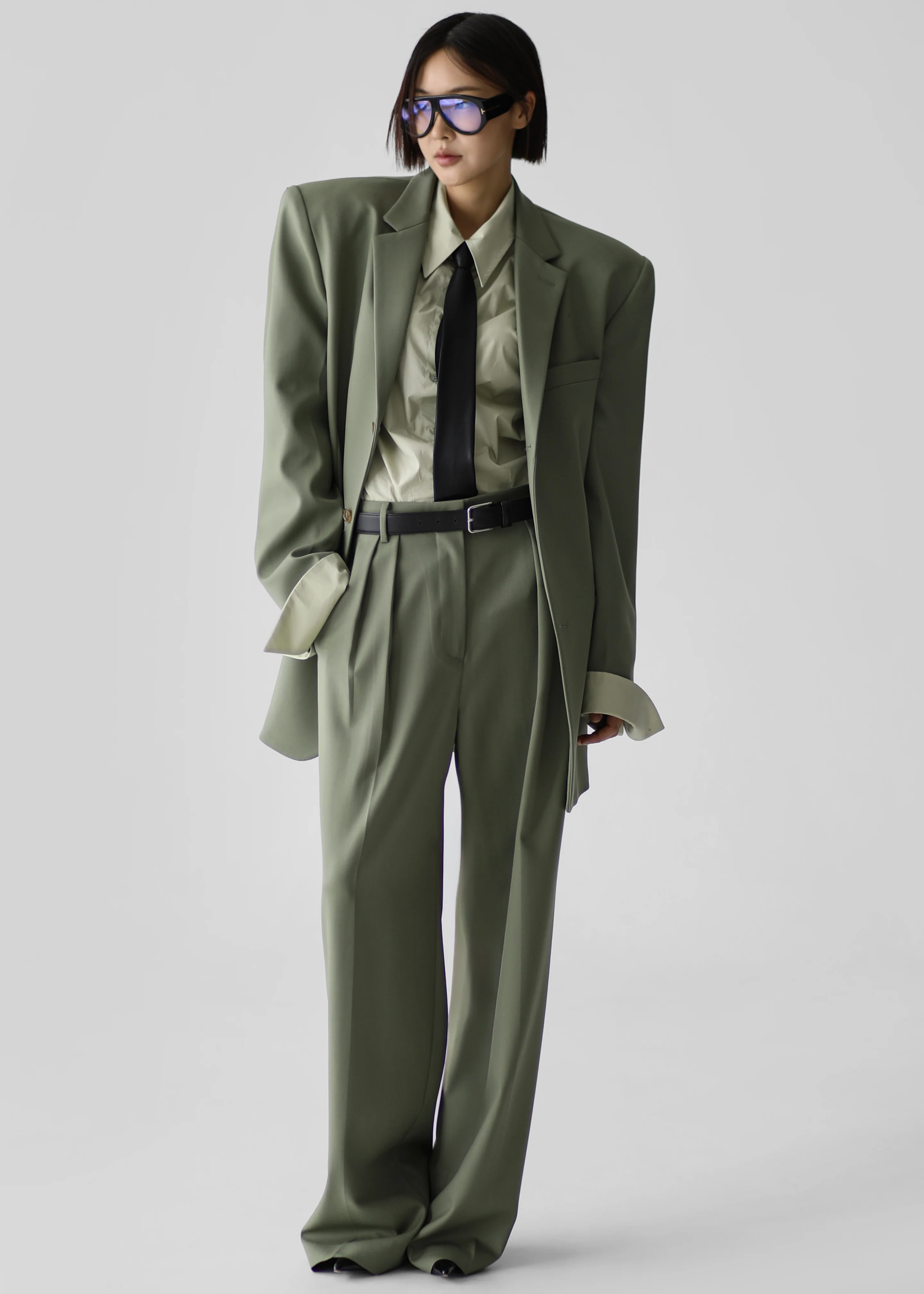 Trosa Blazer - Pale Olive - Image 8
