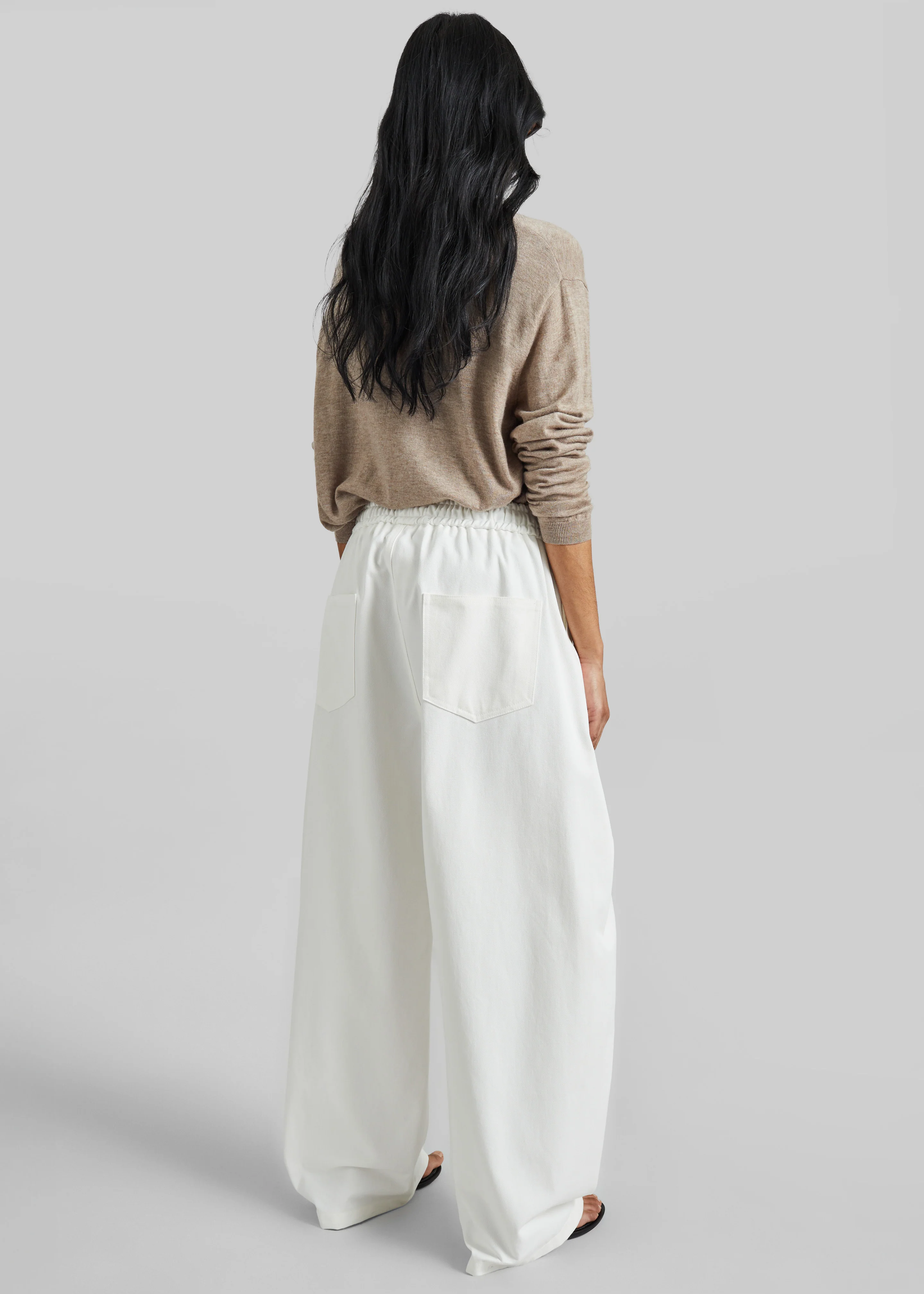Tulsa Curved Pants - White - Image 5