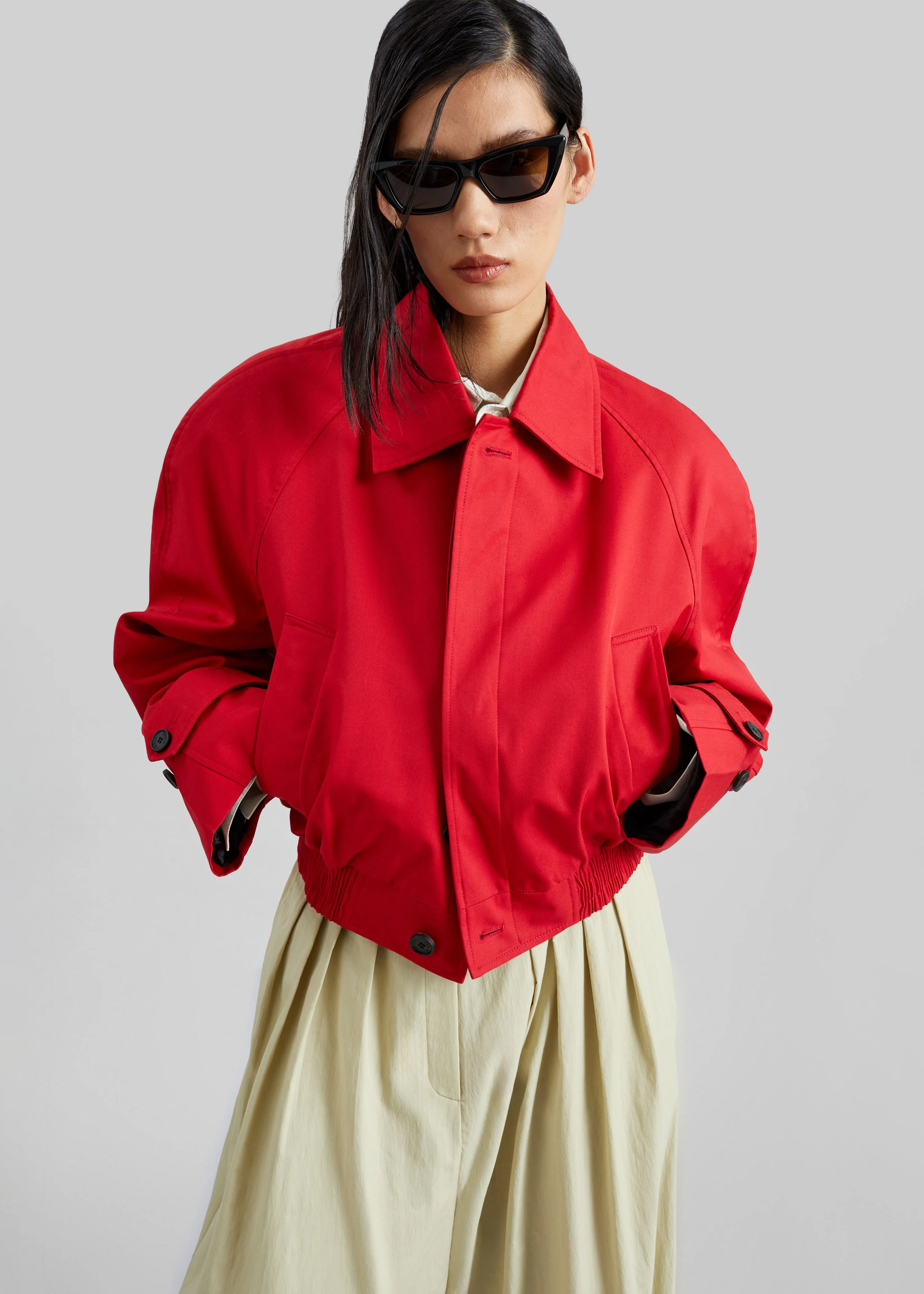 Turenne Curved Jacket - Red - Image 2