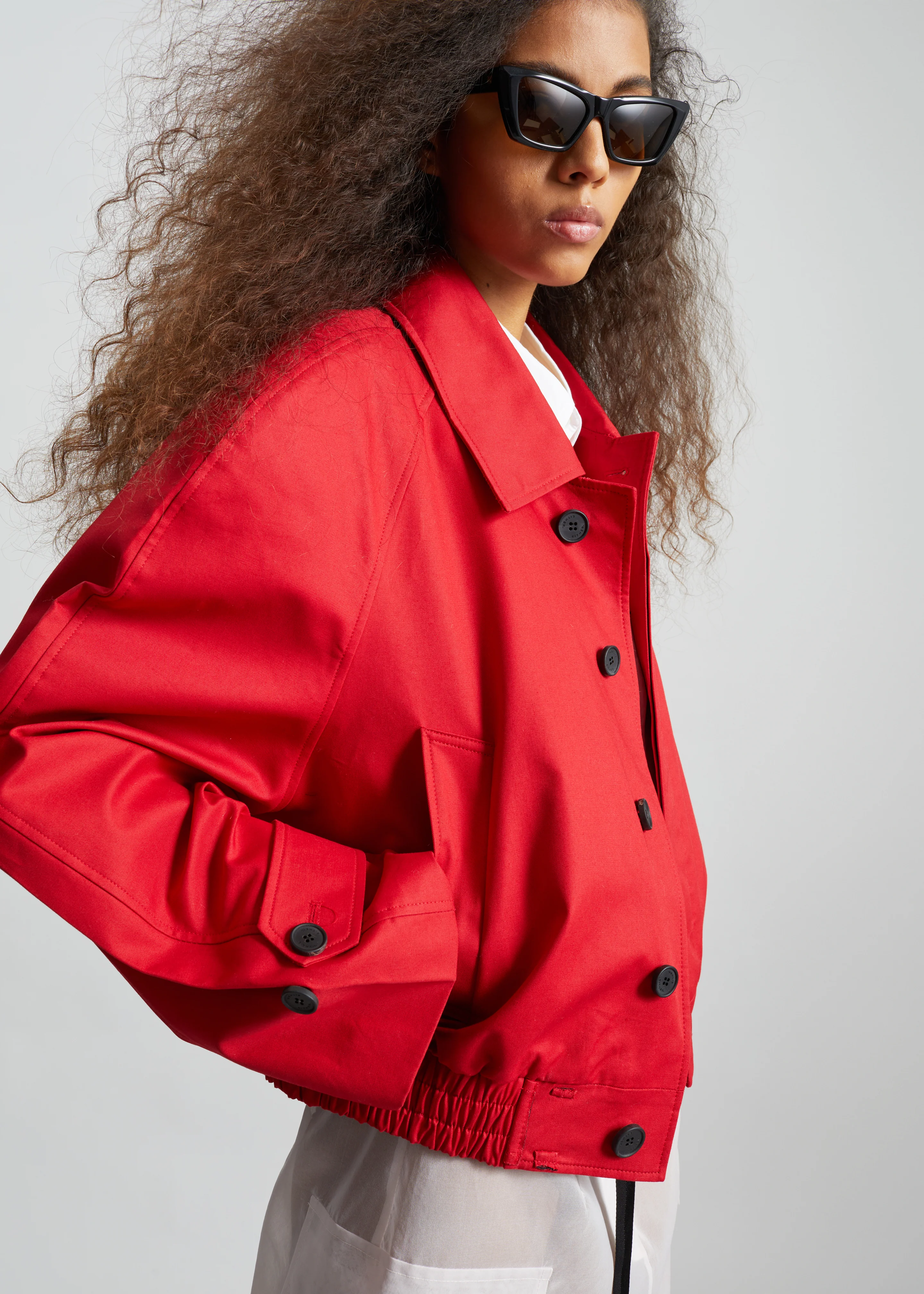Turenne Curved Jacket - Red - Image 4