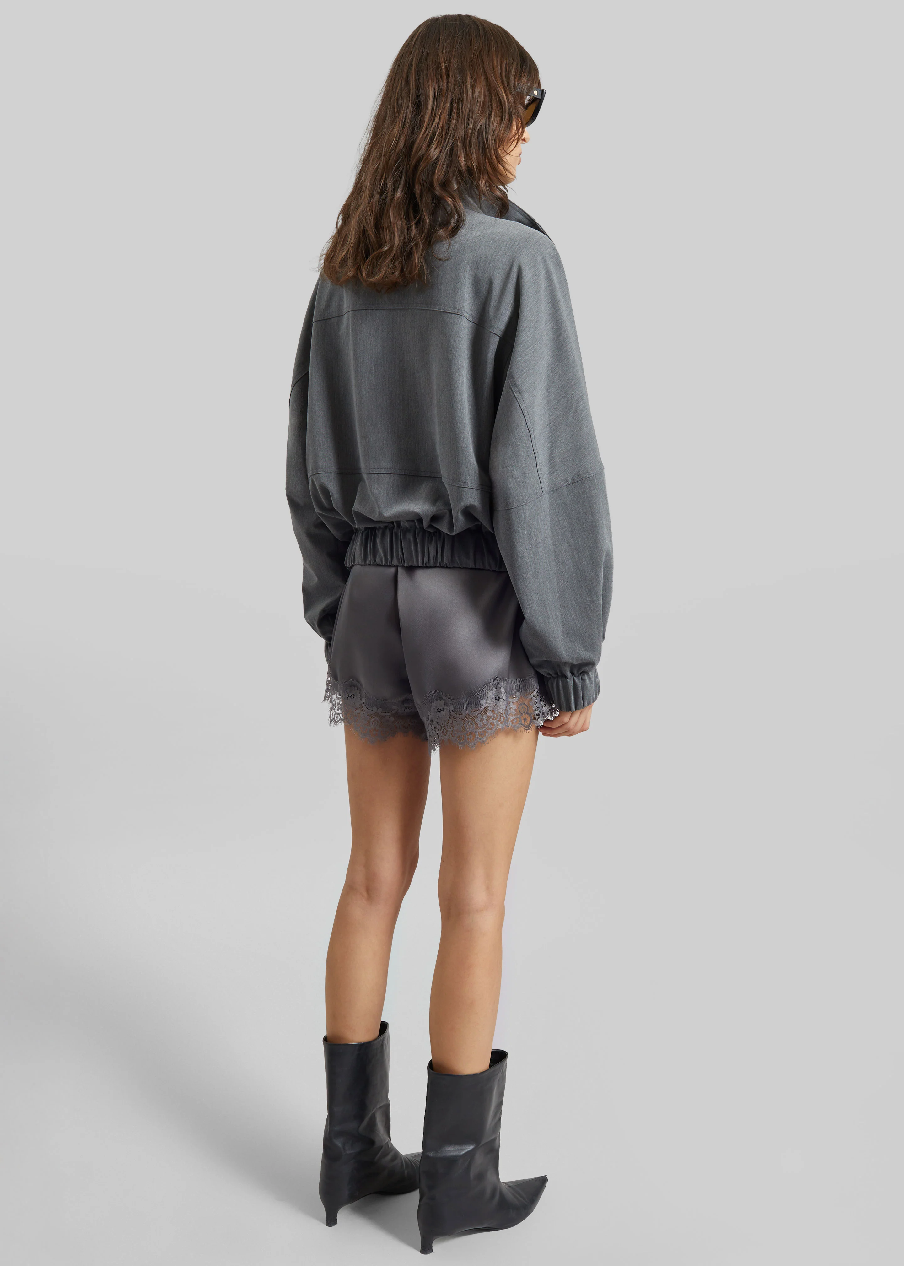 Veere Blouson Jacket - Grey - Image 7