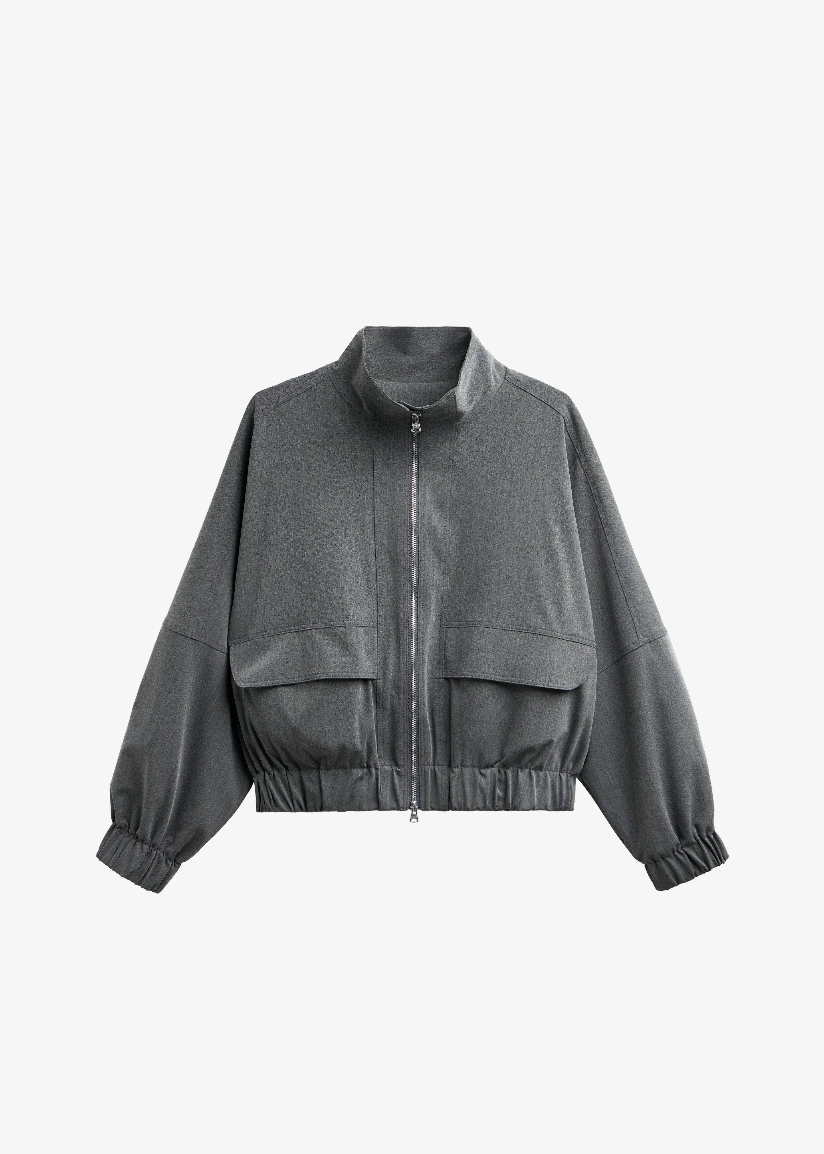 Veere Blouson Jacket - Grey - Image 8