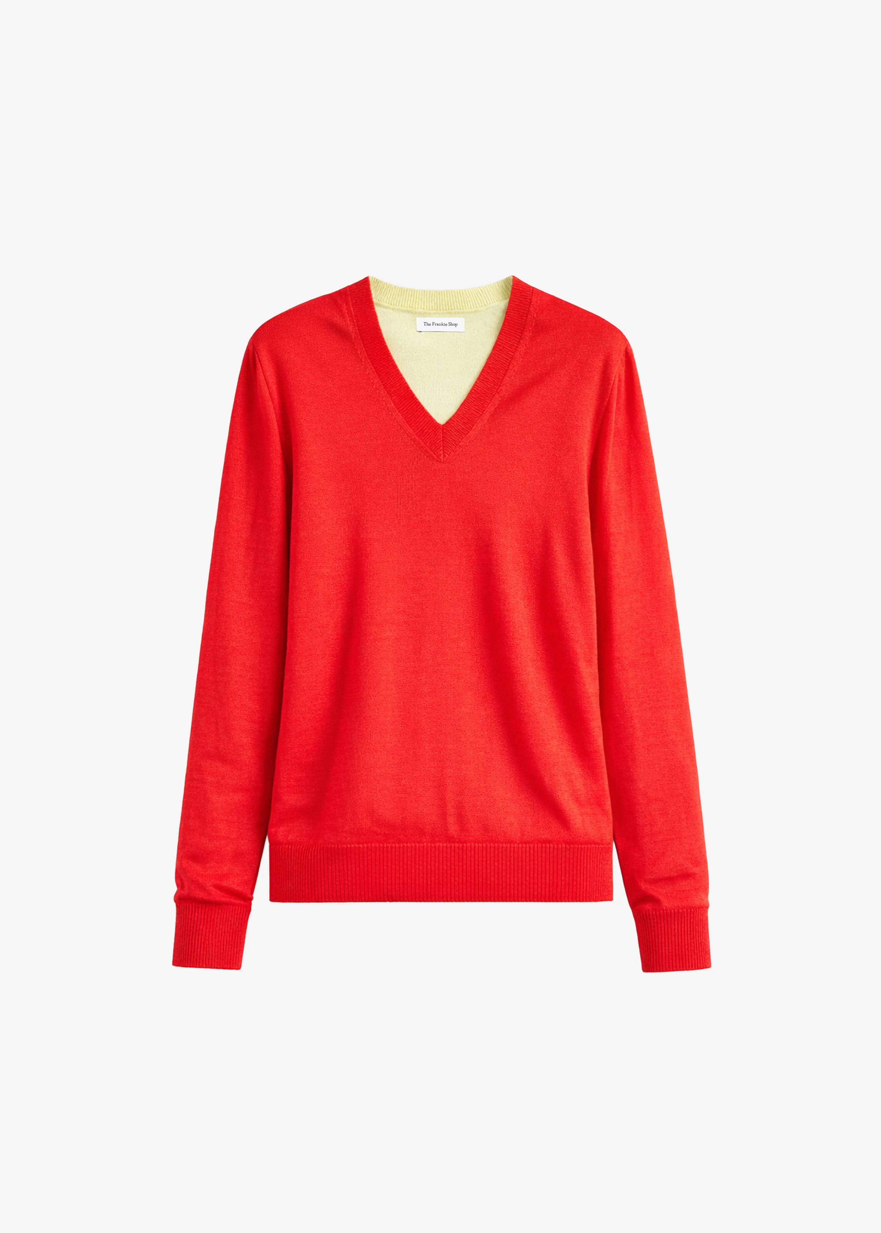 Vernon Layered Knit Pullover - Red - Image 5