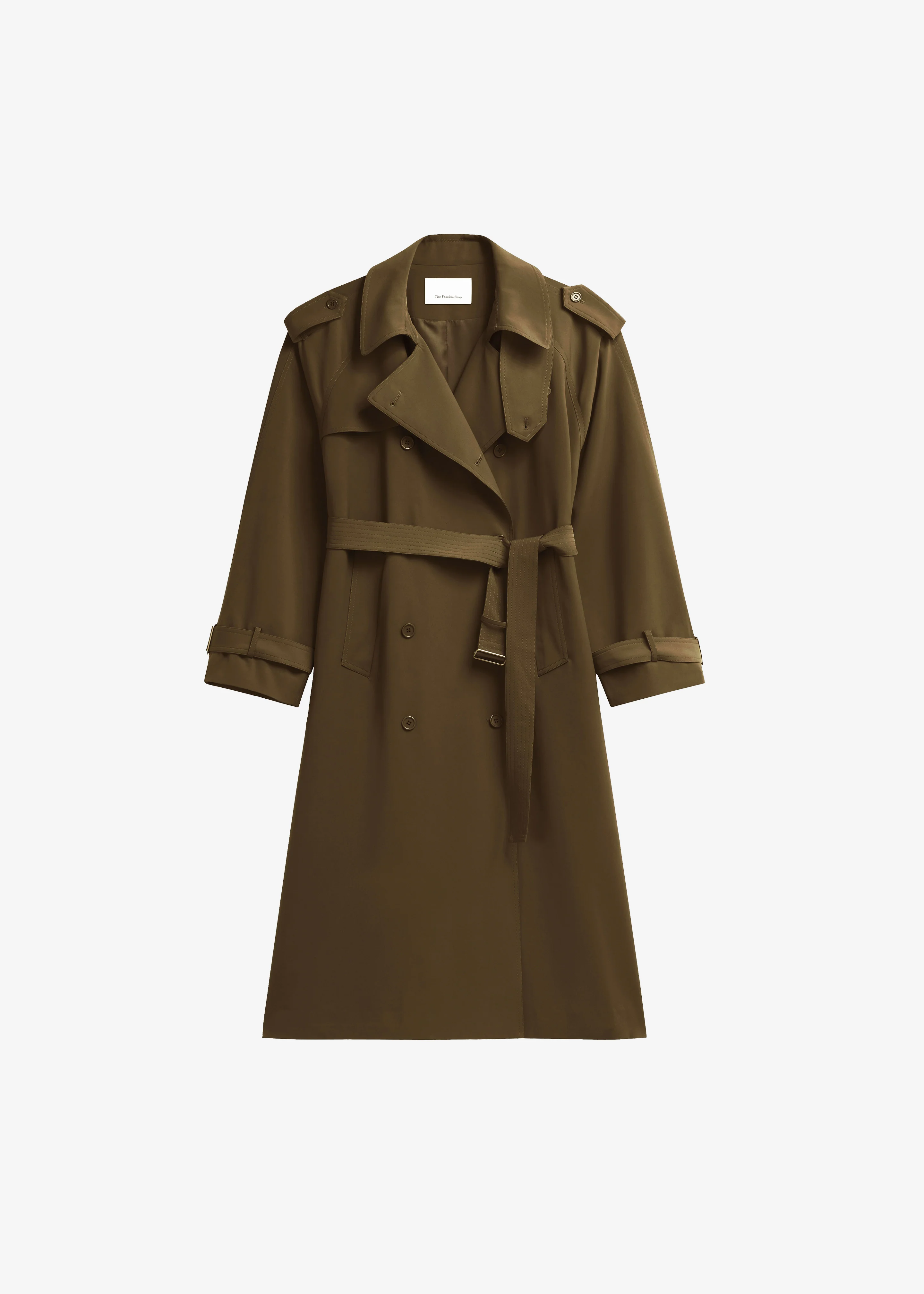 Veyron Trench Coat - Khaki - Image 12