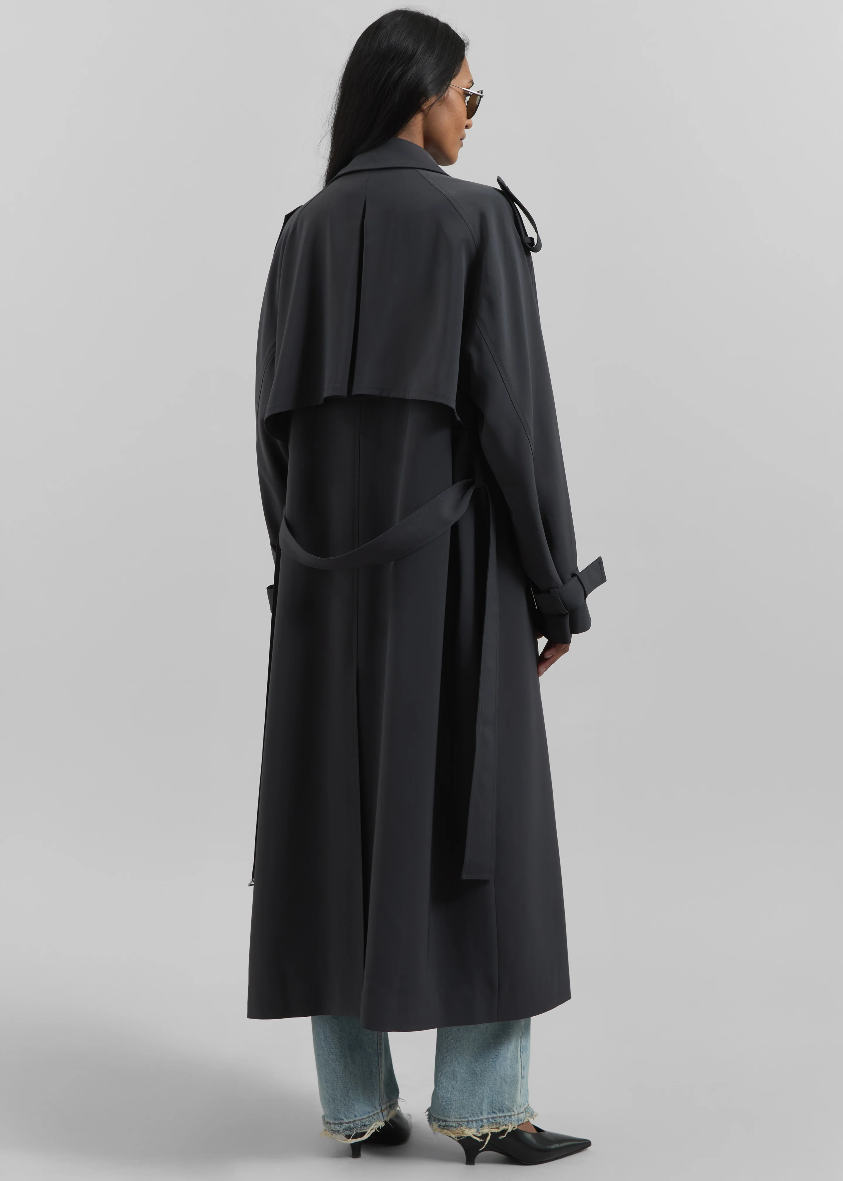 Veyron Trench Coat - Storm Grey - Image 6
