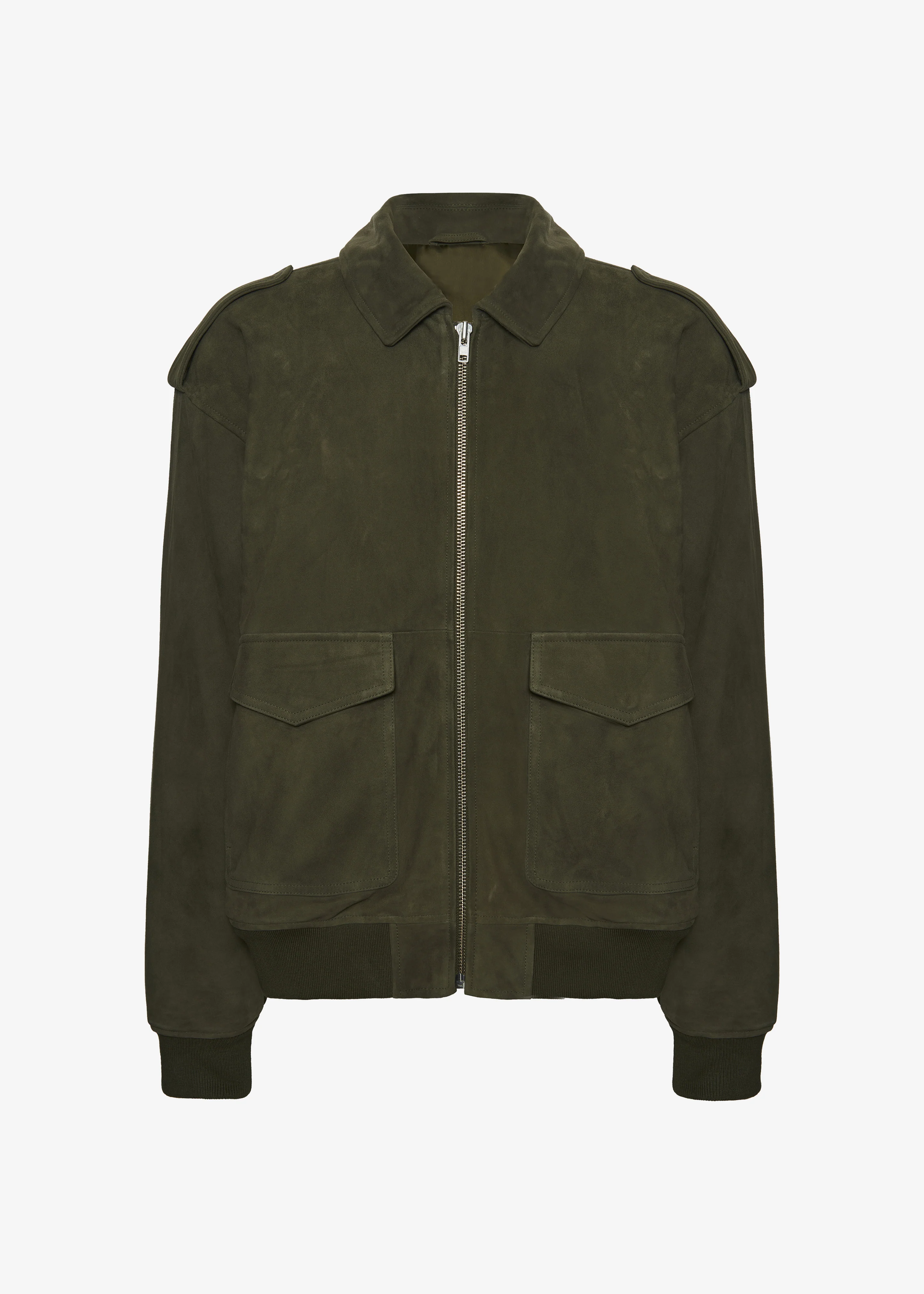 Viper Suede Jacket - Khaki - Image 13