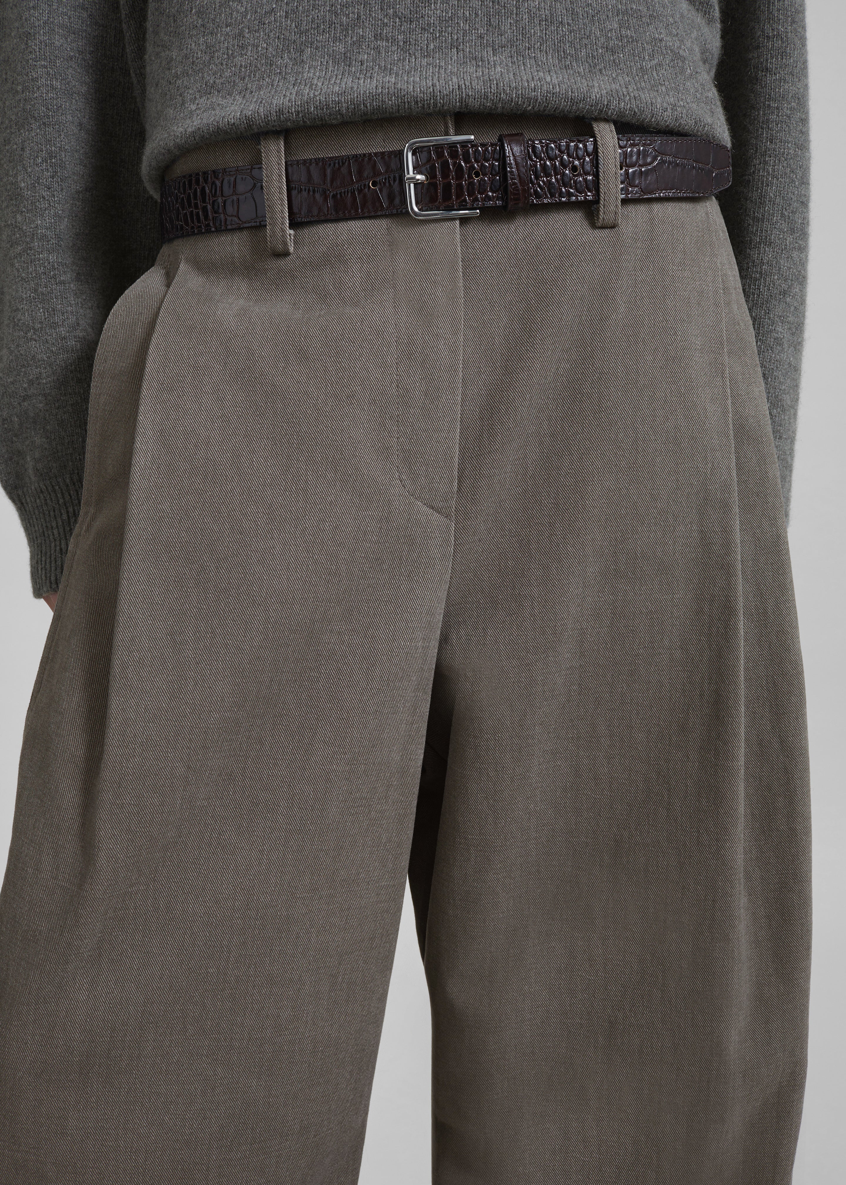 Vora Barrel Leg Pants - Grey - Image 5
