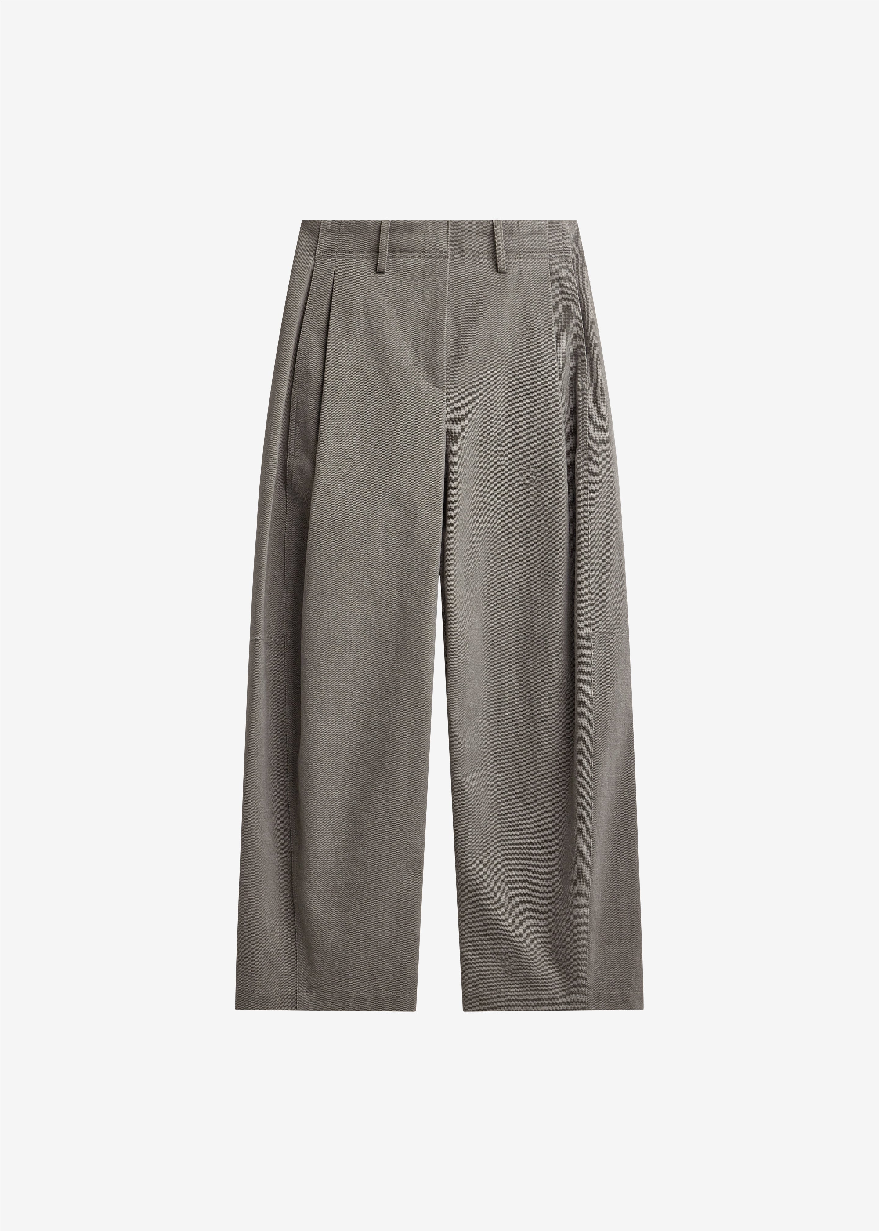 Vora Barrel Leg Pants - Grey - Image 9