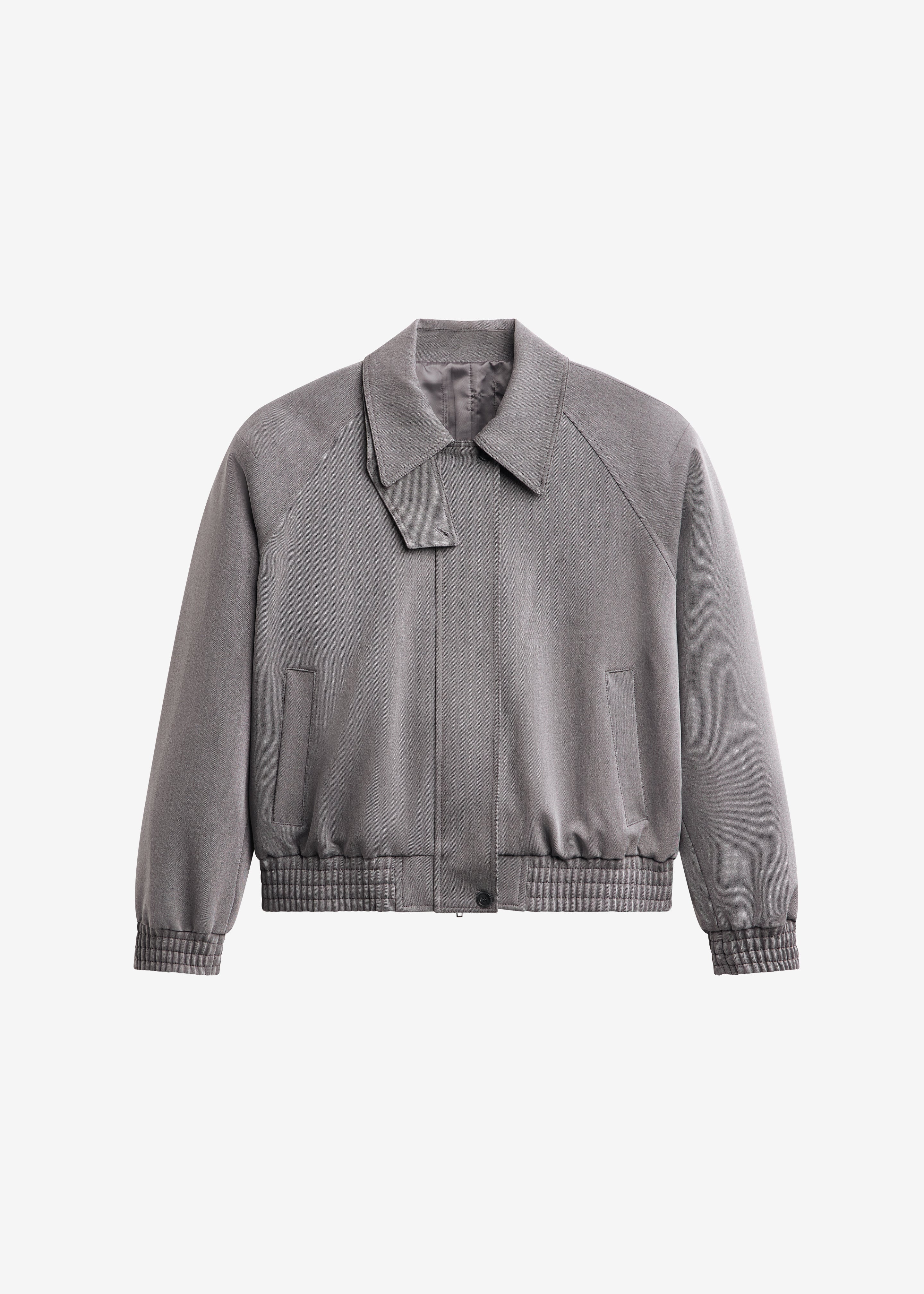 Vosges Padded Blouson Jacket - Grey - Image 8