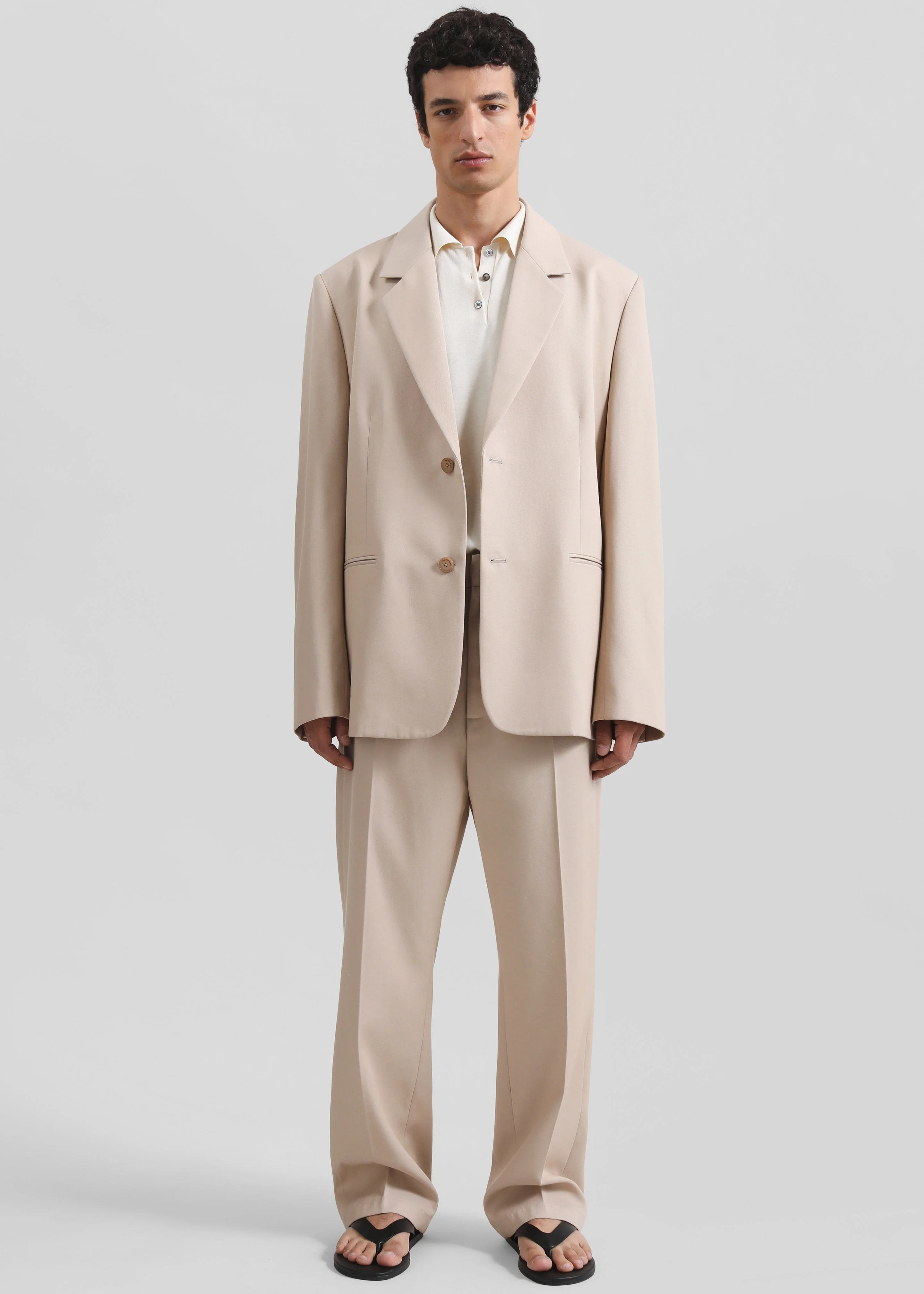 Watson Trousers - Beige - Image 4