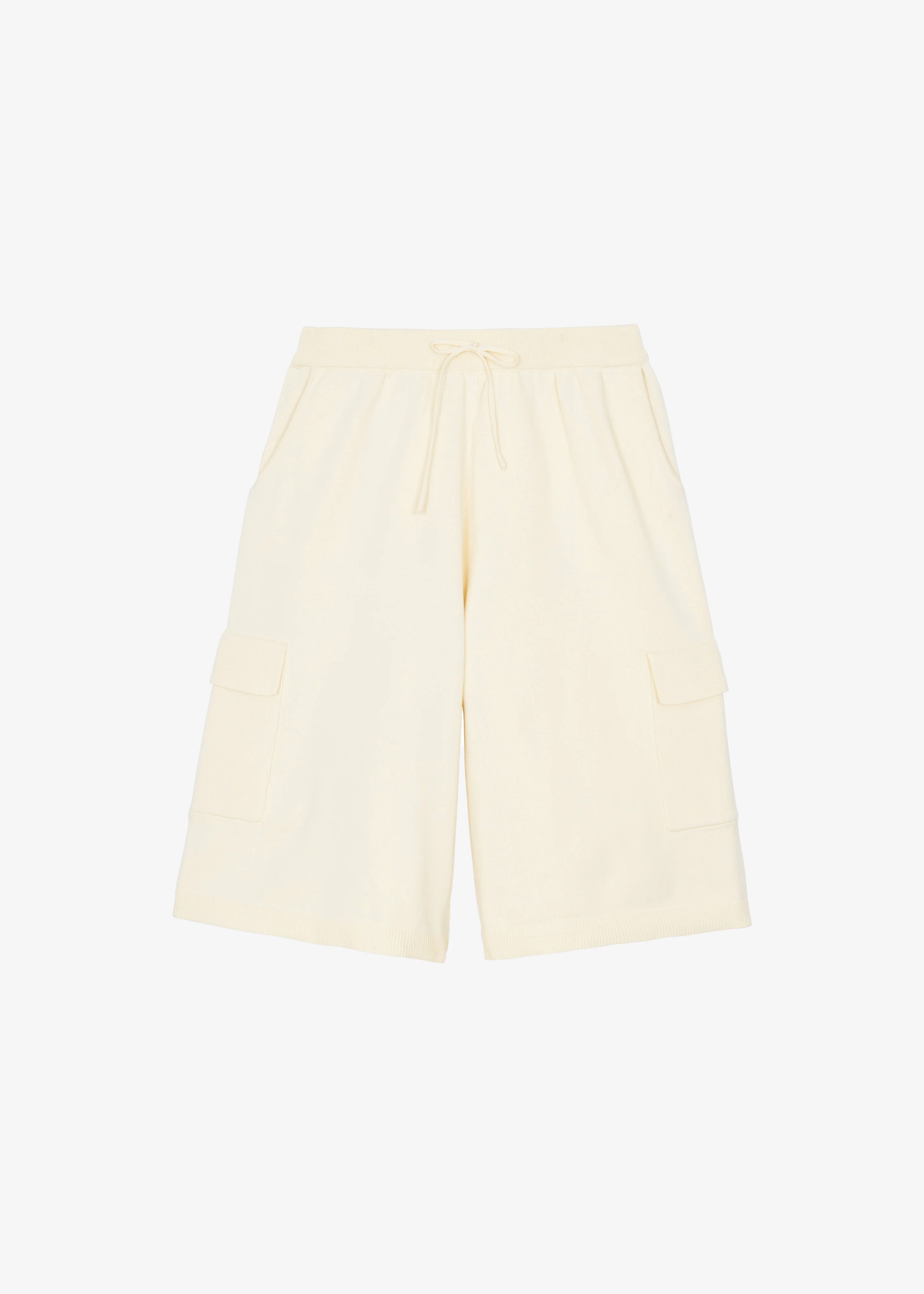 Wesra Knit Bermuda Shorts - Ecru - Image 8