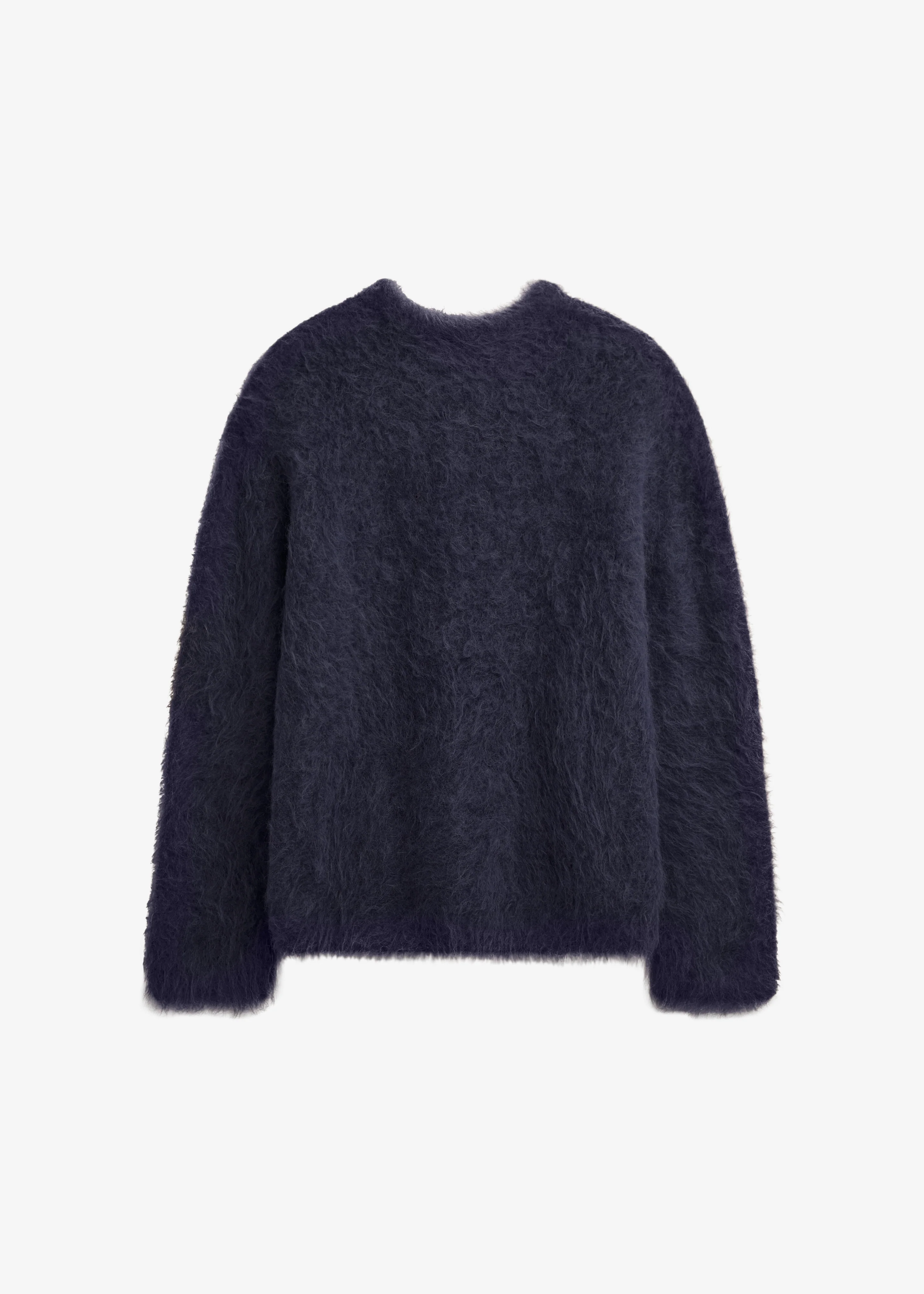 Willy Alpaca Knit Sweater - Navy - Image 11