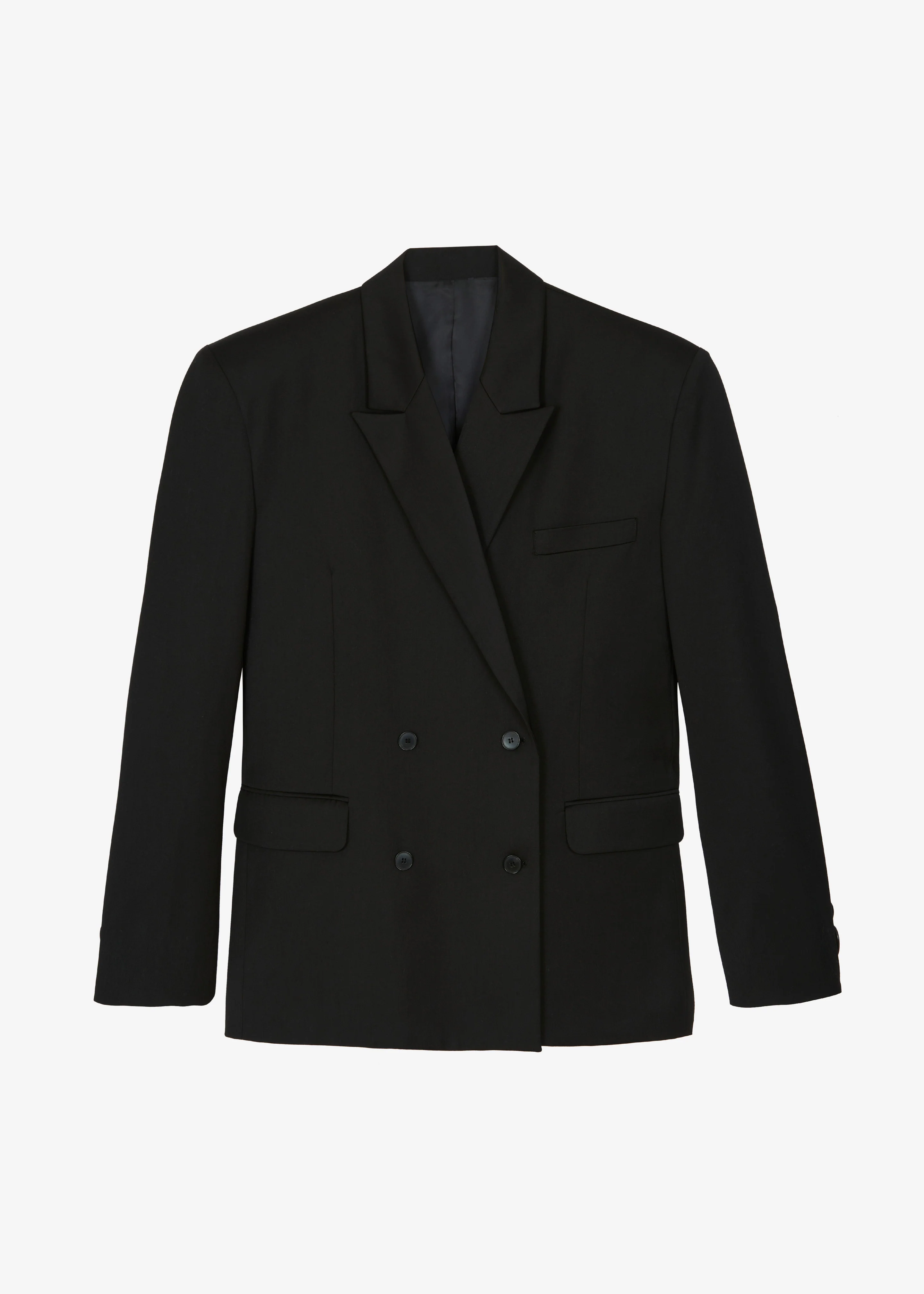 Wiveton Double Breasted Blazer - Black - Image 8